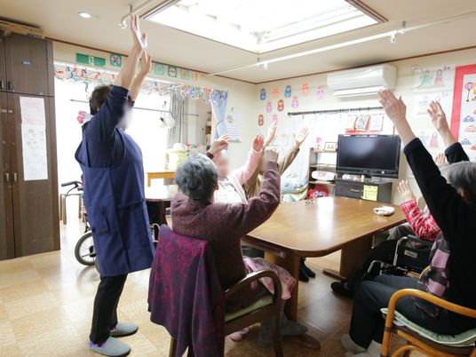 活動する人々の優しい空間
