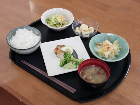 健康的な食事セット