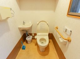 清潔なトイレの設備