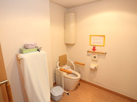 清潔感のあるトイレスペース