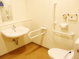 清潔なトイレの設備