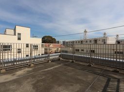 晴れた日のテラス風景