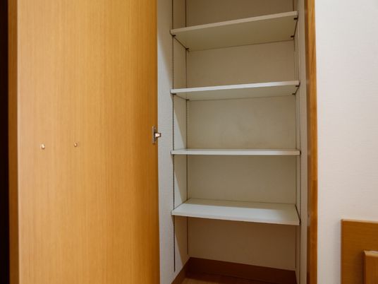 居室内の整然としたクローゼット