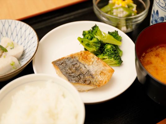 栄養バランスの和食膳