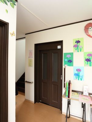 温かみのある廊下