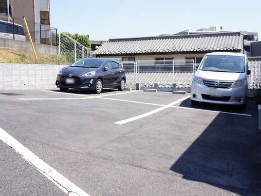 整備された駐車スペース