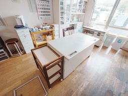 ゆったりした空間の機能訓練室