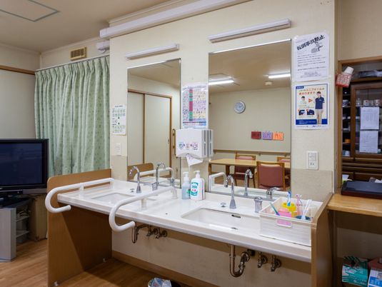洗面台がある部屋