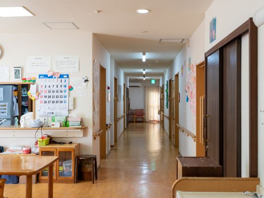 落ち着いた廊下