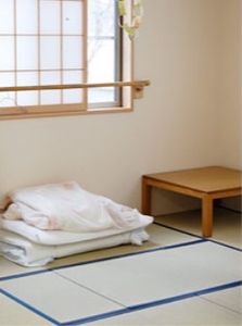 和室の居室の一角