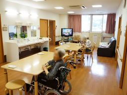 共用スペースの日常風景