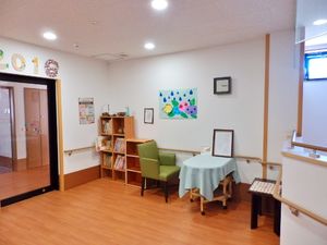 温かみのある共有エリア