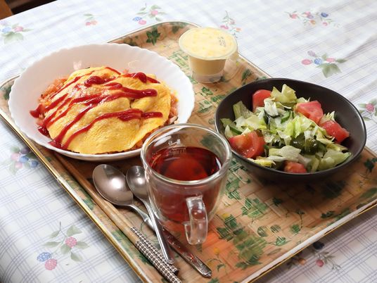 手作りの温かい料理