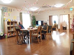 和やかな雰囲気の食堂