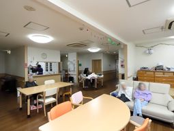 明るい共有スペース