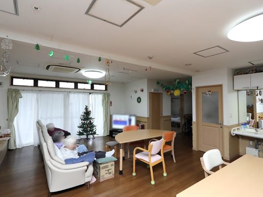 リラックスする居室