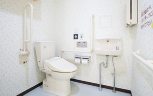 清潔感あるトイレ設備