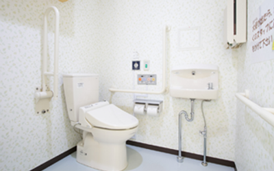 清潔感あるトイレ設備