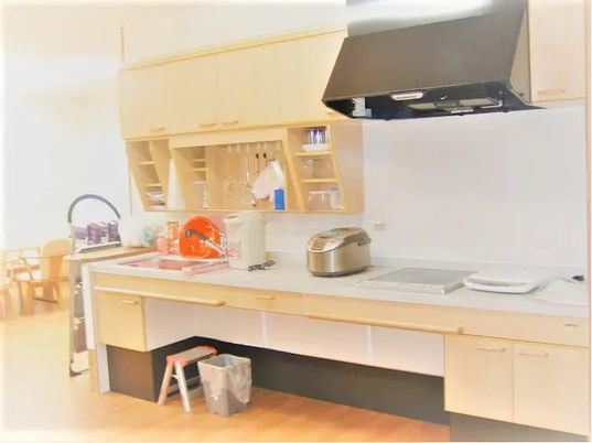 清潔なキッチンスペース