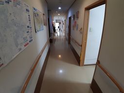 きれいな通路の様子
