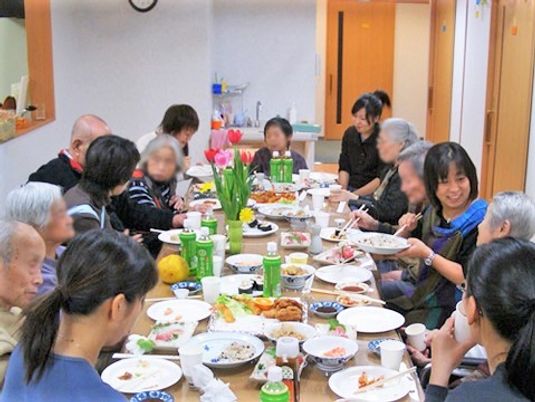 共有ダイニングの様子