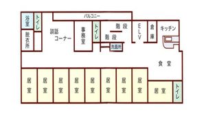 施設の間取り図
