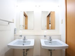 清潔な洗面台２つ