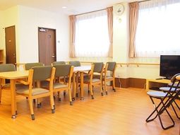 明るい共有スペース