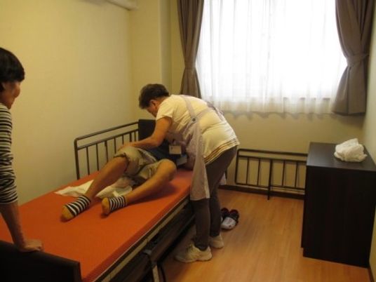 介助される利用者の居室