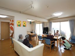 共有スペースでのひととき