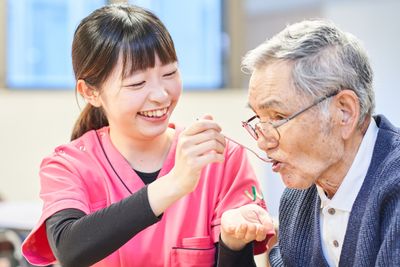 優しい対話の様子