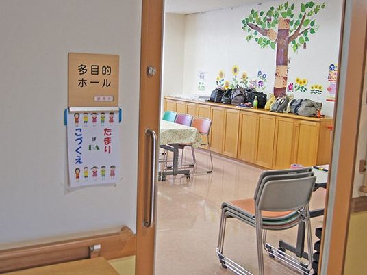 多目的ホールの入口  