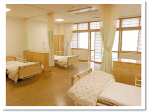 明るい多床室  