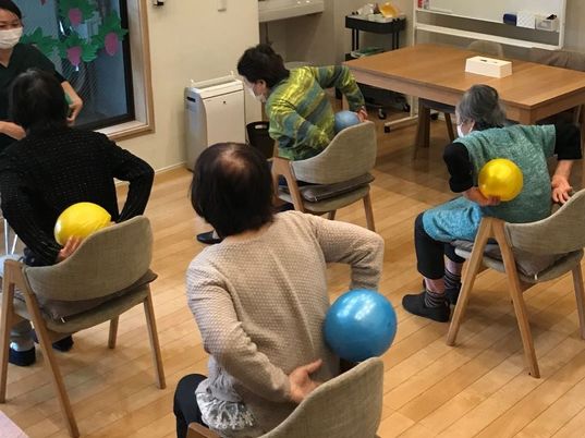 ボールを使った運動ルーム