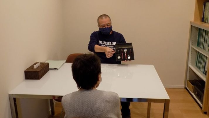 面談中の部屋