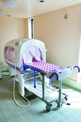 最新の入浴設備