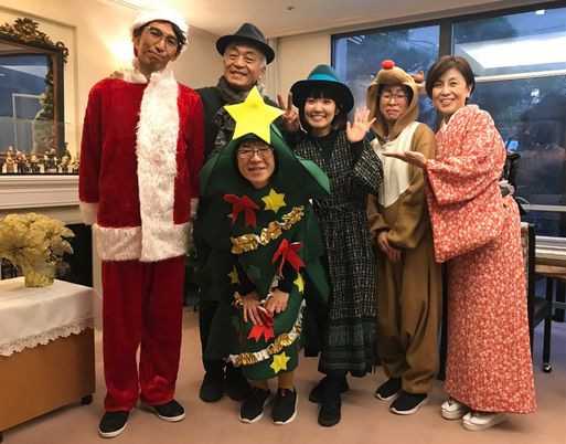 スタッフと居住者の交流
