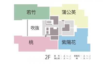 階の配置図