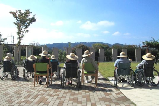 のんびり過ごせる庭