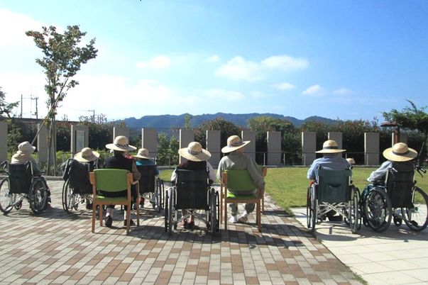 のんびり過ごせる庭