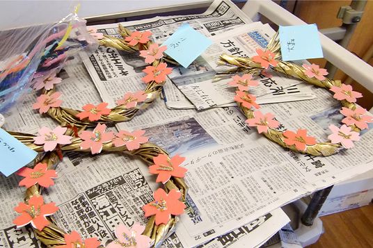 桜の装飾づくり