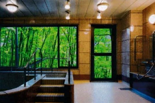 景色が見える浴室