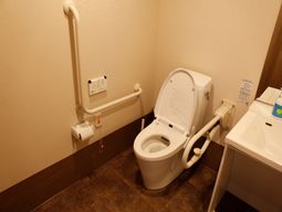 手すり付き温水洗浄便座