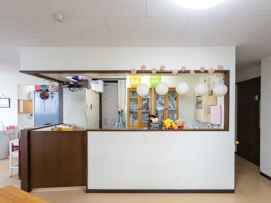 共有スペースのカウンター