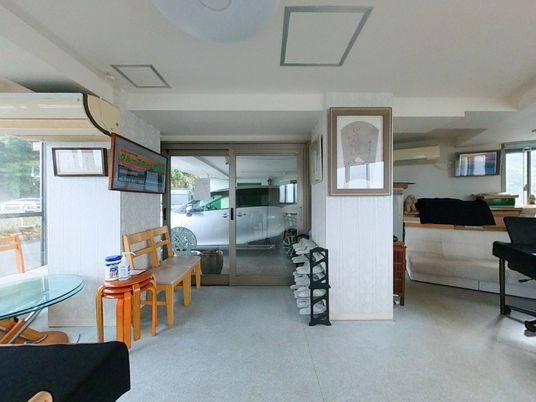 ゆったりとしたラウンジ