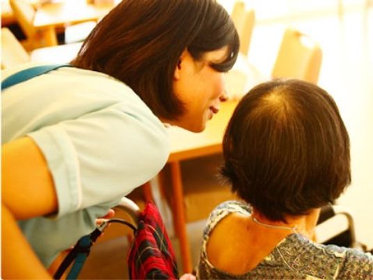 介護職員と利用者の対話