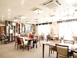 ゆったりとした共用スペース