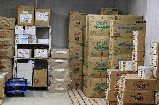 備品が置かれた部屋