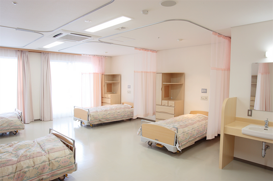 ゆったりとした居室