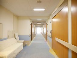 廊下の明るい空間